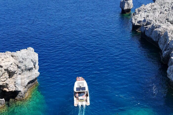 Rhodes to Lindos Private Yacht Experience  Full Day Coastal Journey – 7 Hours